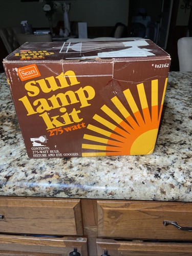 Vintage sears sun lamp kit - vintage,