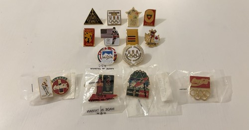 Olympic pins mixed lot 14 - pins,