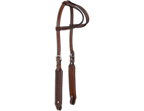 Silver royal western headstall - silver,
