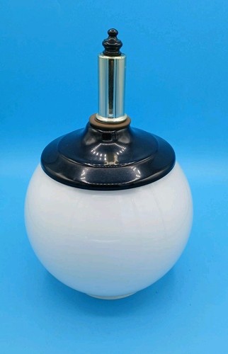 Vintage milk glass - glass, globe