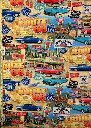 Route with cars - 66,