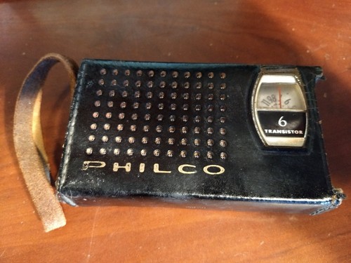 Vintage philco portable six - six, 6