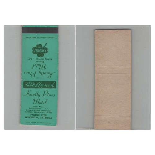 Matchbook cover knotty pines - knotty,