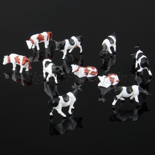 10x painted cattle cow - painted, animals