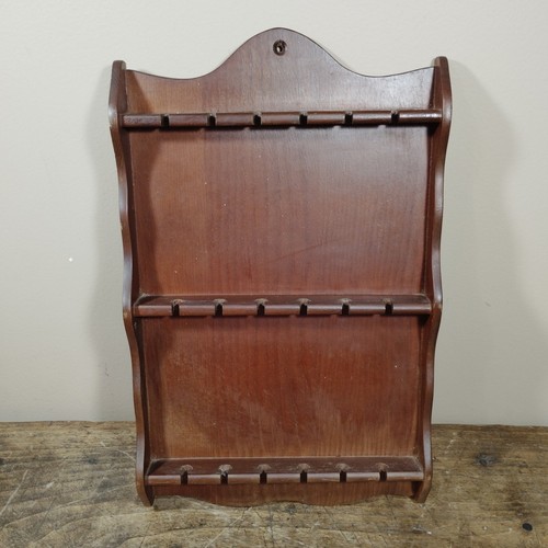Souvenir spoon display - spoon, rack