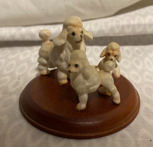 Vintage miniature poodle - vintage,