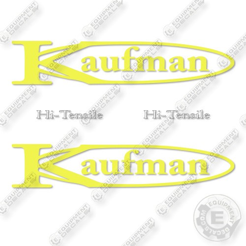 Kaufman tensile decal kit - decal,