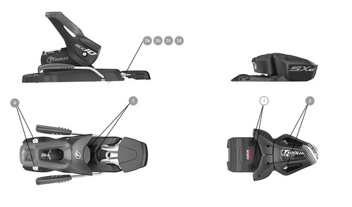 New gw tyrolia ski - ,