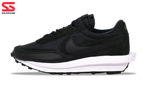 Nike waffle sacai black - x,
