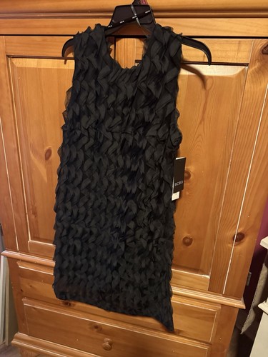 Black cocktail mini dress - dress, size