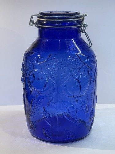 Vintage cobalt blue glass - cobalt,