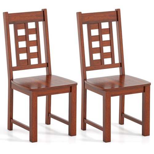 Wooden dining chairs set 2 - chairs, of