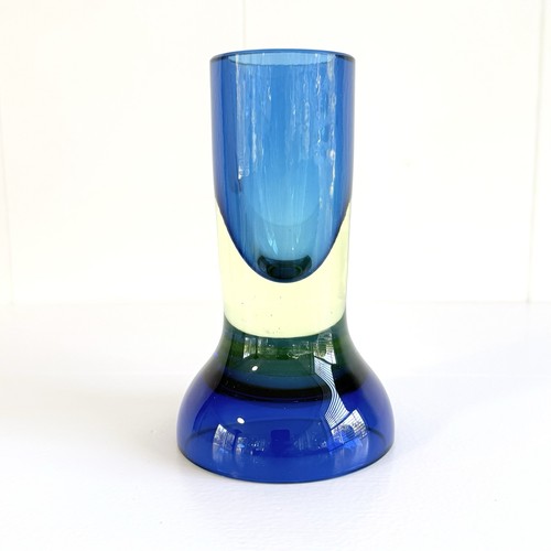 Mcm art glass vase vintage - art,