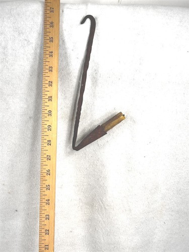 Antique candle holder - antique, forged