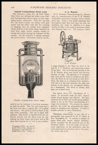 1899 rochester lamp new - 1899, co.