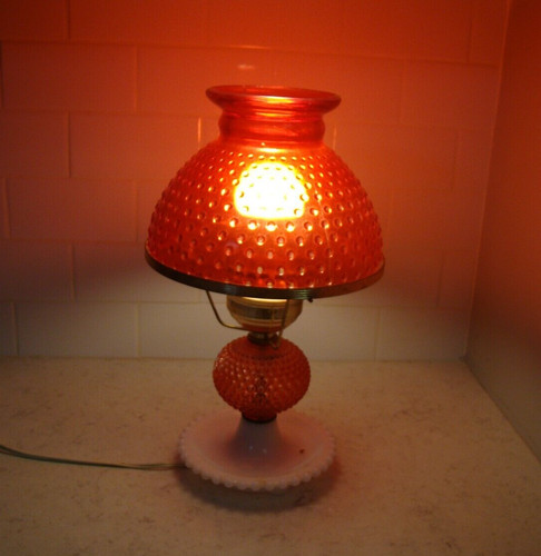 Vintage fenton style - fenton, cranberry