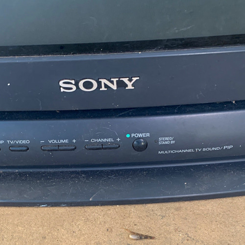 Sony trinitron crt television - crt,