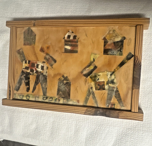 Handmade abstract mixed media - handmade,