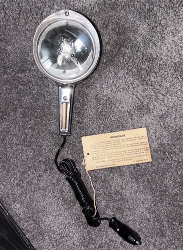 Vintage handheld spotlight - handheld,