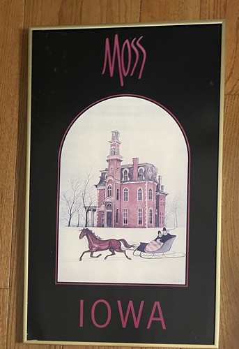 Buckley moss framed glass - p,