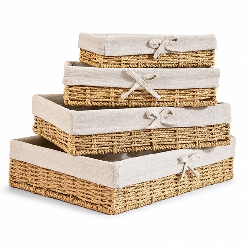 Baskets for shelves set - shelves, of