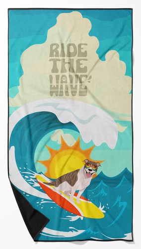 New surfer dog - new,