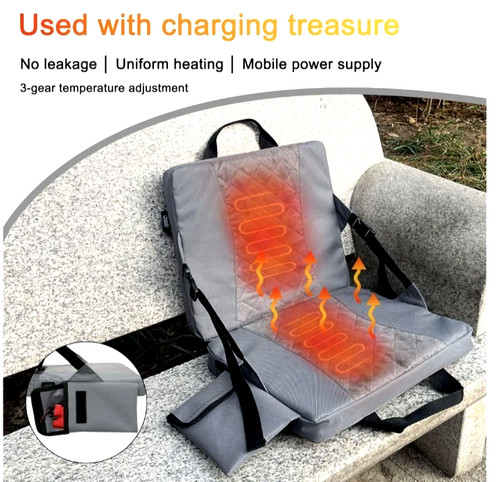 New foldable heated - new, stadium