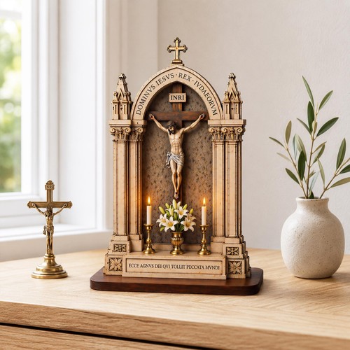 Jesus crucifix layered - crucifix,