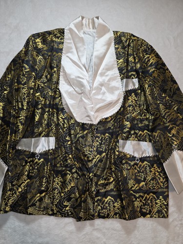 Vtg japanese silk smoking - vtg,