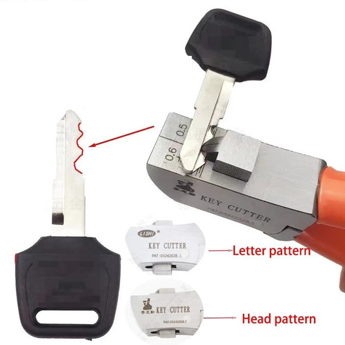 Portable lishi key cutter - key,