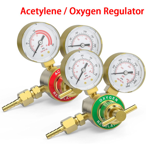 Acetylene oxygen regulator - oxygen,
