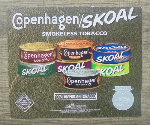 2005 copenhagen skoal smokless - 2005, copenhagen/skoal
