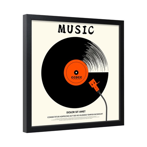 Record frame vinyl album - vinyl, lp