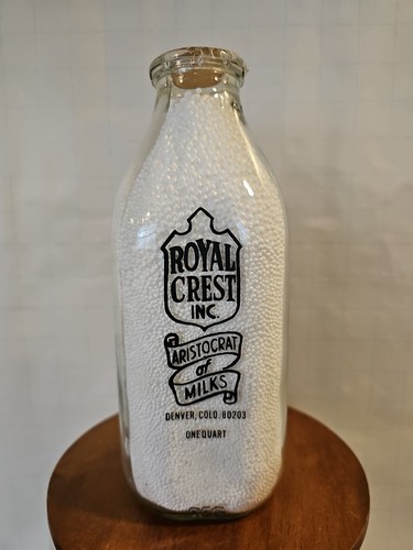 Tspq milk bottle royal - bottle, crest