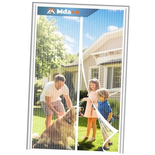 Magnetic screen door - screen, door,self