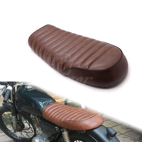 Brown flat brat saddle - flat, vintage