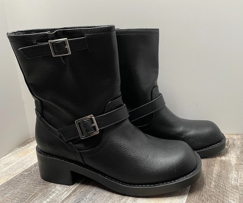 Bamboo biker boots - bamboo,