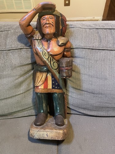 Cigar indian hand carved - indian, hand-carved