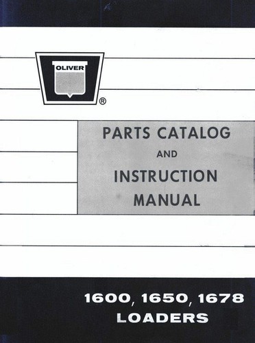 Oliver 1600 1650 - 1678, loader