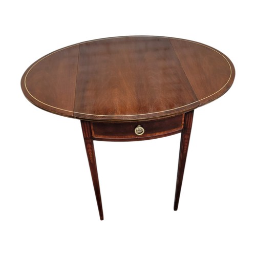 1940s baker mahogany pembroke - 1940s,