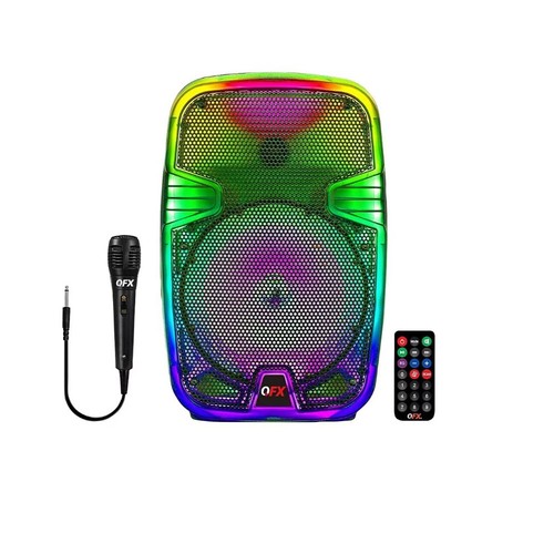 Qfx translucent portable - translucent,