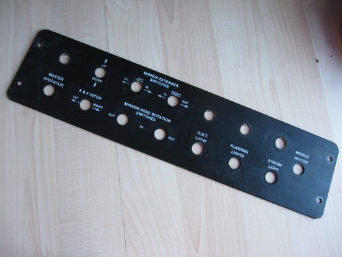 Semi truck toggle - switch, panel