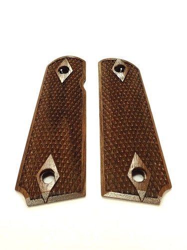 Walnut double diamond grips - double,