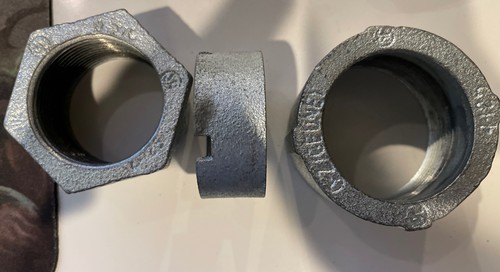 One new gedney galvanized - one,