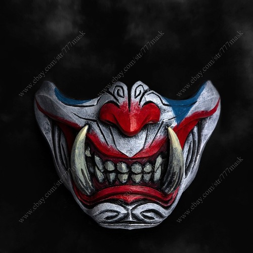 Samurai oni airsoft mask - airsoft,