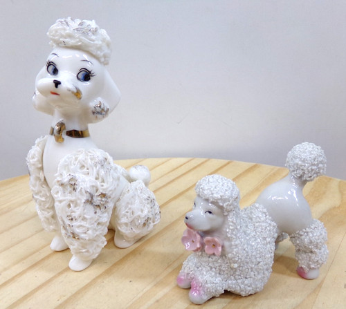 Vintage white spaghetti poodle - vintage,