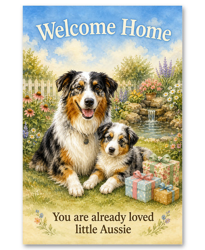 Australian shepherd welcome - shepherd,