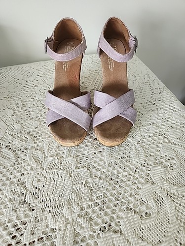 Toms platform cork wedge ankle - wedge,
