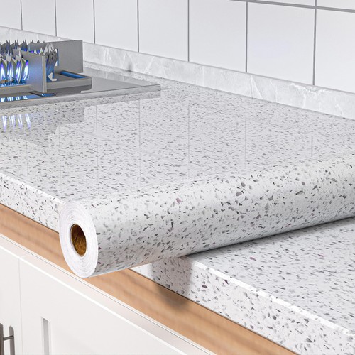 Glossy marble contact paper - glossy,