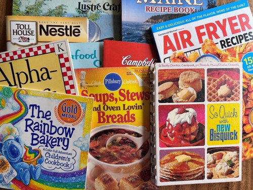 Cookbooks choice vintage - cookbooks,
